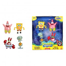 SPONGEBOB SQUAREPANTS NANO METALFIGS 4-PACK WAVE 1 MINI FIGURE JADA TOYS