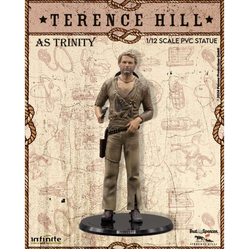 TERENCE HILL AS TRINITA' 1/12 SCALE STATUA PVC FIGURE INFINITE STATUE