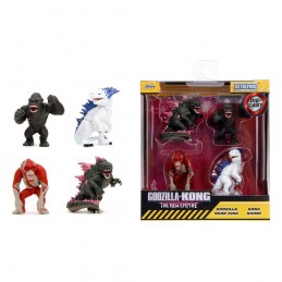 GODZILLA X KONG THE NEW EMPIRE NANO METALFIGS 4-PACK WAVE 1 MINI FIGURE JADA TOYS