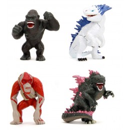 GODZILLA X KONG THE NEW EMPIRE NANO METALFIGS 4-PACK WAVE 1 MINI FIGURE JADA TOYS