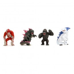 GODZILLA X KONG THE NEW EMPIRE NANO METALFIGS 4-PACK WAVE 1 MINI FIGURE JADA TOYS