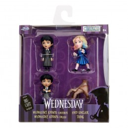 JADA TOYS WEDNESDAY NANO METALFIGS 4-PACK WAVE 1 MINI FIGURES