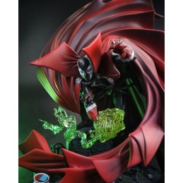 MC FARLANE SPAWN BLACK WHITE AND RED ALL OVER 1/10 STATUE FIGURE