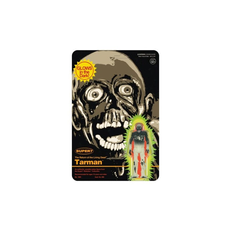 SUPER7 THE RETURN OF THE LIVING DEAD TARMAN GLOWING REACTION ACTION FIGURE