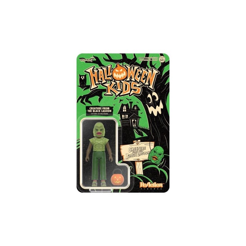 SUPER7 HALLOWEEN KIDS CREATURE FROM THE BLACK LAGOON REACTION ACTION FIGURE