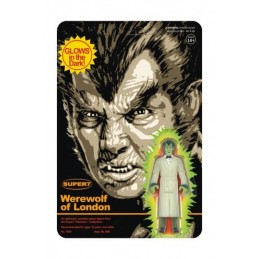 SUPER7 WEREWOLF OF LONDON GLOWING REACTION ACTION FIGURE