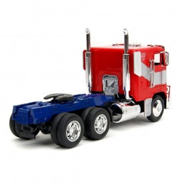 JADA TOYS TRANSFORMERS RISE OF THE BEASTS OPTIMUS PRIME DIE CAST 1/24 MODEL CAR