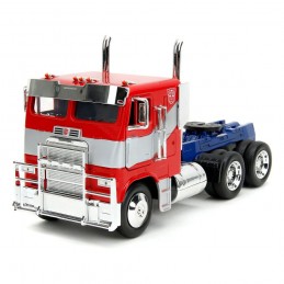 JADA TOYS TRANSFORMERS RISE OF THE BEASTS OPTIMUS PRIME DIE CAST 1/24 MODEL CAR