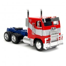 JADA TOYS TRANSFORMERS RISE OF THE BEASTS OPTIMUS PRIME DIE CAST 1/24 MODEL CAR