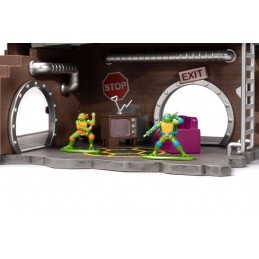 JADA TOYS TEENAGE MUTANT NINJA TURTLES NANO SCENE TURTLE LAIR DIORAMA