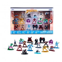 MARVEL SPIDER-MAN WAVE 9 NANO METALFIG 18X METAL DIECAST MINI FIGURE SET JADA TOYS