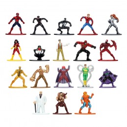 JADA TOYS MARVEL SPIDER-MAN WAVE 8 NANO METALFIG 18X METAL DIECAST MINI FIGURES SET