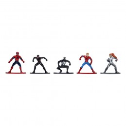 MARVEL SPIDER-MAN WAVE 8 NANO METALFIG 18X METAL DIECAST MINI FIGURE SET JADA TOYS