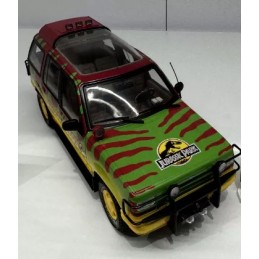 JADA TOYS JURASSIC PARK DIE CAST METAL FORD EXPLORER 1/18 MODEL