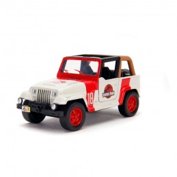 JURASSIC WORLD DIE CAST METAL JEEP WRANGLER 1/32 MODEL JADA TOYS