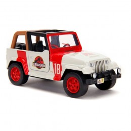 JURASSIC WORLD DIE CAST METAL JEEP WRANGLER 1/32 MODEL JADA TOYS