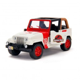 JURASSIC WORLD DIE CAST METAL JEEP WRANGLER 1/32 MODEL JADA TOYS