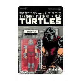 TEENAGE MUTANT NINJA TURTLES SHREDDER REACTION ACTION FIGURE SUPER7