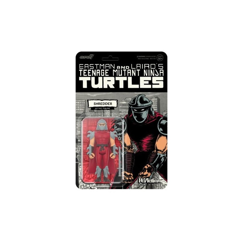 SUPER7 TEENAGE MUTANT NINJA TURTLES SHREDDER COMICS VER. REACTION ACTION FIGURE