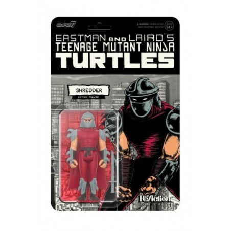 TEENAGE MUTANT NINJA TURTLES SHREDDER COMICS VER. REACTION ACTION FIGURE