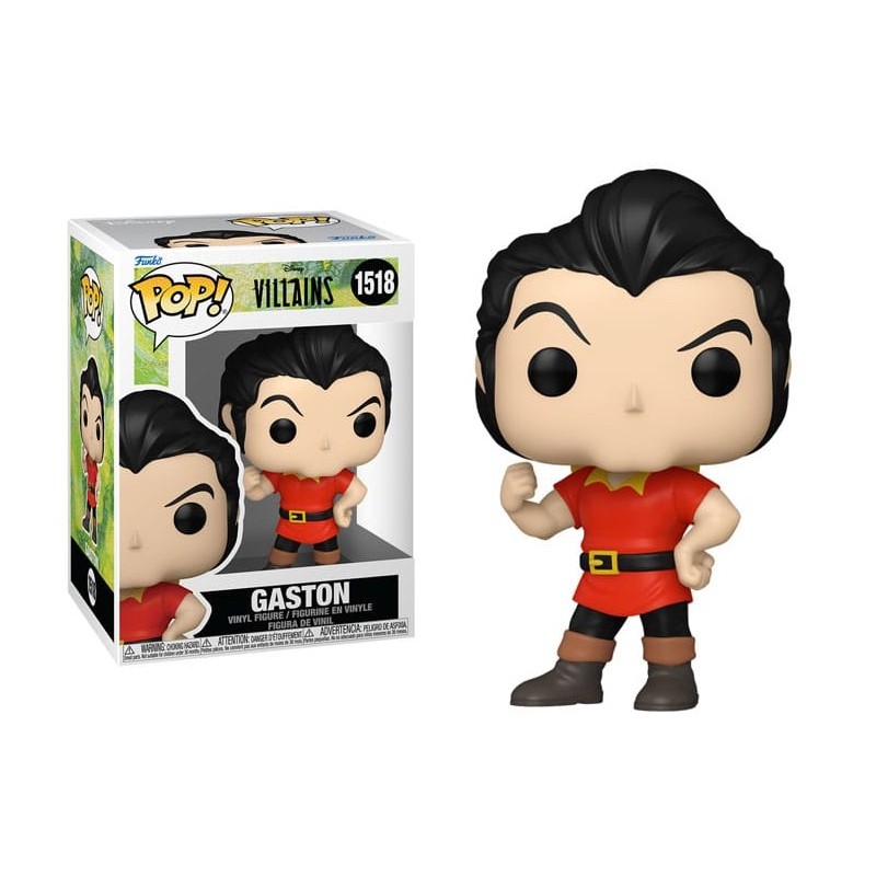 FUNKO POP! DISNEY VILLAINS GASTON BOBBLE HEAD FIGURE FUNKO