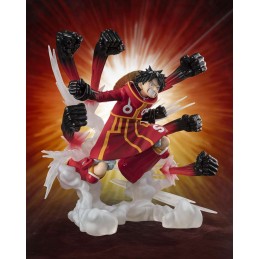 BANDAI ONE PIECE MONKEY D. LUFFY GUM-GUM HAWK GATLING EXTRA BATTLE FIGUARTS ZERO DIORAMA STATUE