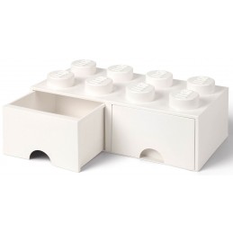 ROOM COPENHAGEN LEGO BRICK 8 KNOB DRAWER WHITE