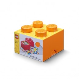 ROOM COPENHAGEN LEGO BRICK 4 KNOB ORANGE STORAGE