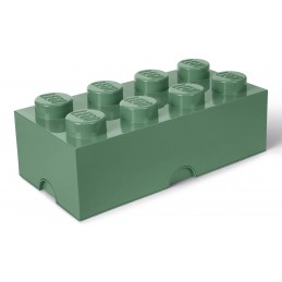 ROOM COPENHAGEN LEGO BRICK 8 KNOB GREEN STORAGE