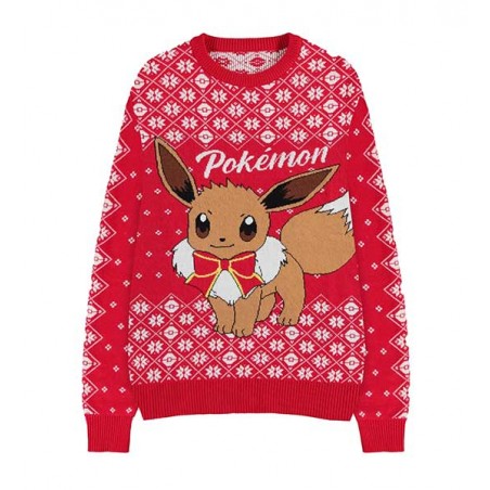 MAGLIONE POKEMON NATALE EEVEE TAGLIA L