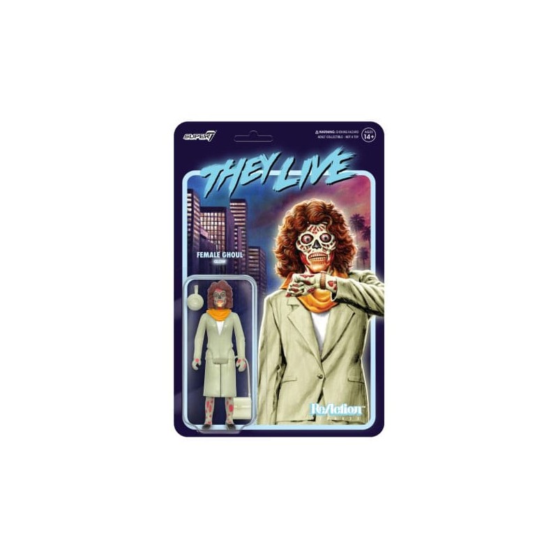 THEY LIVE FEMALE GHOUL REACTION ACTION FIGURE SUPER7