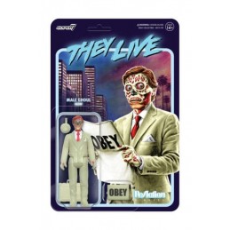 SUPER7 THEY LIVE MALE GHOUL GLOWING REACTION ACTION FIGURE