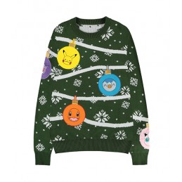 MAGLIONE POKEMON NATALE XMAS BALLS TAGLIA L DIFUZED