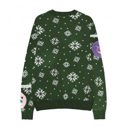 MAGLIONE POKEMON NATALE XMAS BALLS TAGLIA L DIFUZED