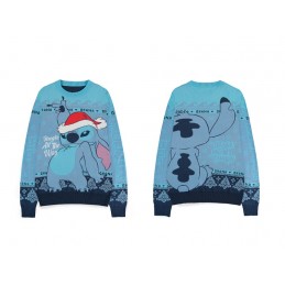 MAGLIONE DISNEY STITCH NATALE JINGLE ALL THE WAY TAGLIA L DIFUZED