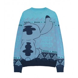 MAGLIONE DISNEY STITCH NATALE JINGLE ALL THE WAY TAGLIA L DIFUZED