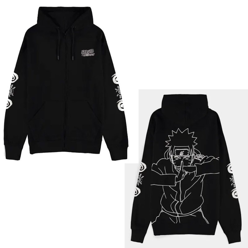 BUY ZIP HOODIE NARUTO SHIPPUDEN NARUTO L SIZE DIFUZED