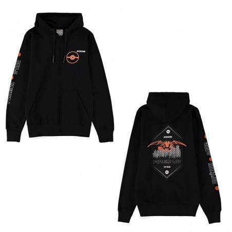 ZIP HOODIE POKEMON CHARIZARD FIRED UP L SIZE