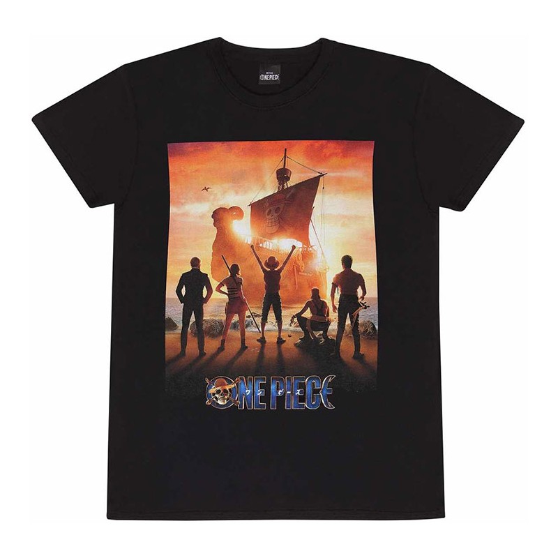 HEROES INC T-SHIRT ONE PIECE NETFLIX GOING MERRY CREW L SIZE