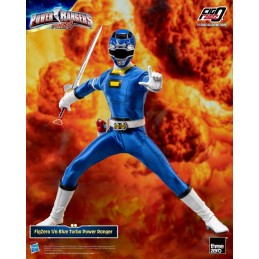 POWER RANGERS TURBO BLUE TURBO POWER RANGER 30CM ACTION FIGURE THREEZERO