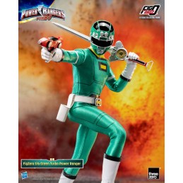 POWER RANGERS TURBO GREEN TURBO POWER RANGER 30CM ACTION FIGURE THREEZERO