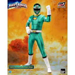 POWER RANGERS TURBO GREEN TURBO POWER RANGER 30CM ACTION FIGURE THREEZERO