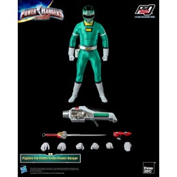 POWER RANGERS TURBO GREEN TURBO POWER RANGER 30CM ACTION FIGURE THREEZERO