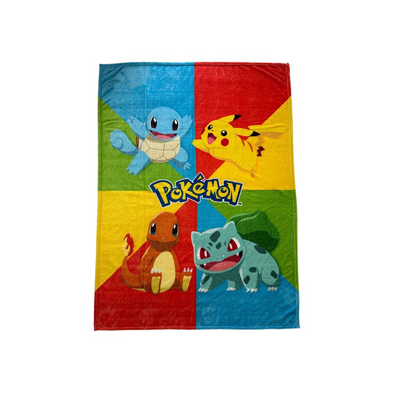 POKEMON STARTERS COPERTA IN PILE 130X180CM LYO