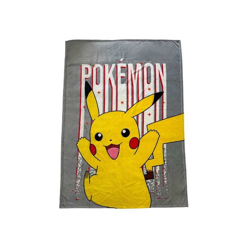 POKEMON PIKACHU COPERTA IN PILE 130X180CM LYO