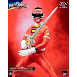 POWER RANGERS TURBO RED TURBO POWER RANGER 30CM ACTION FIGURE THREEZERO