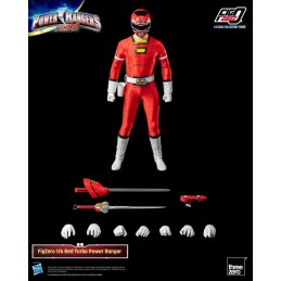 POWER RANGERS TURBO RED TURBO POWER RANGER 30CM ACTION FIGURE THREEZERO