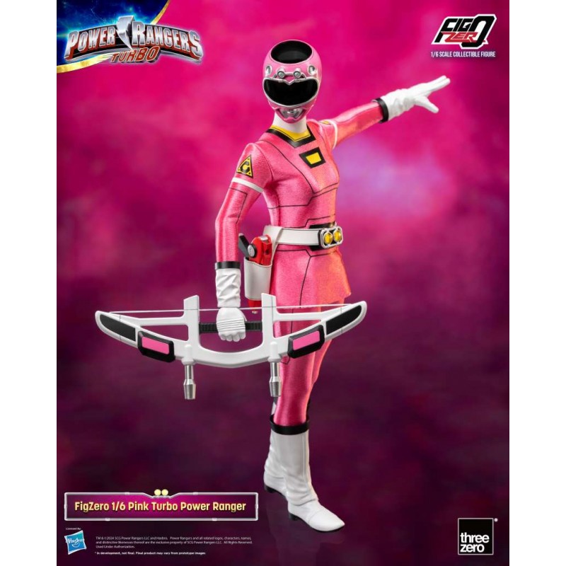 POWER RANGERS TURBO PINK TURBO POWER RANGER 30CM ACTION FIGURE THREEZERO