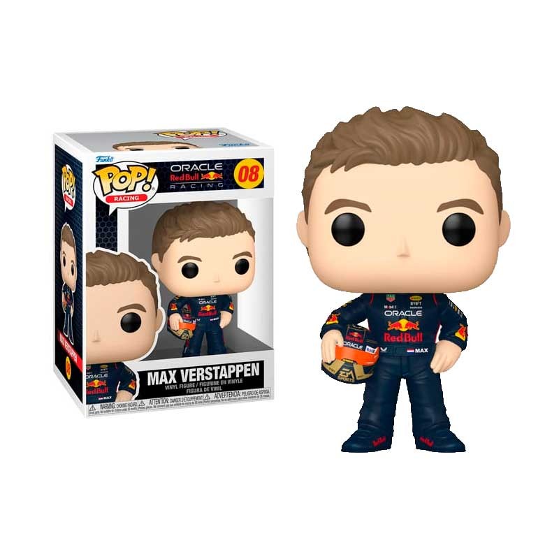 FUNKO FUNKO POP! FORMULA 1 MAX VERSTAPPEN WITH HELMET BOBBLE HEAD FIGURE