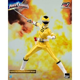 POWER RANGERS TURBO YELLOW TURBO POWER RANGER 30CM ACTION FIGURE THREEZERO